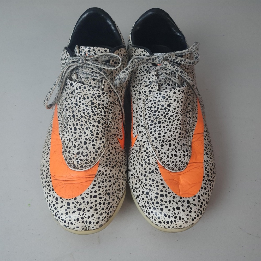 Nike Mercurial Vapor Superfly Safari FG Orange Soccer Cleats Shoes Mens 7